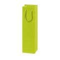 [F660724] Tragetasche Linea Limette 100x85x360 mm für 1 Flasche Wein oder Sekt